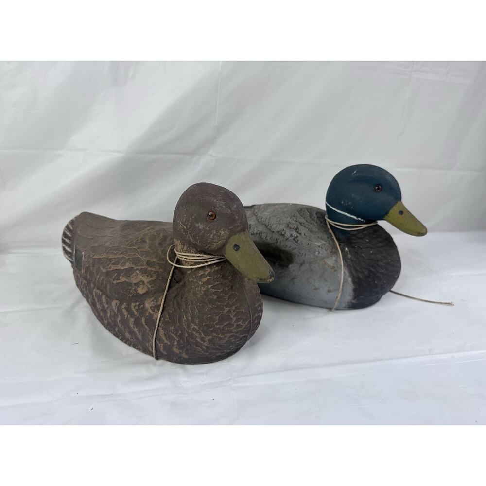 Vintage Sears Roebuck J.C. Higgins Life Like Duck Decoy Mallard Decorative